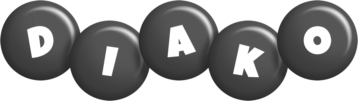Diako candy-black logo
