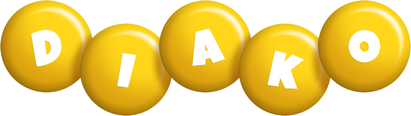 Diako candy-yellow logo