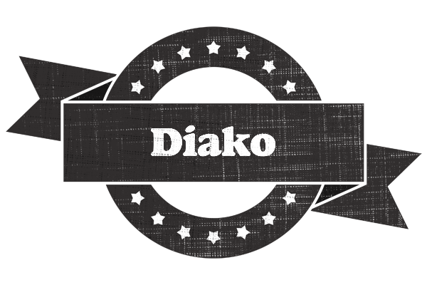 Diako grunge logo