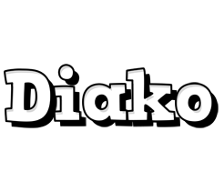 Diako snowing logo