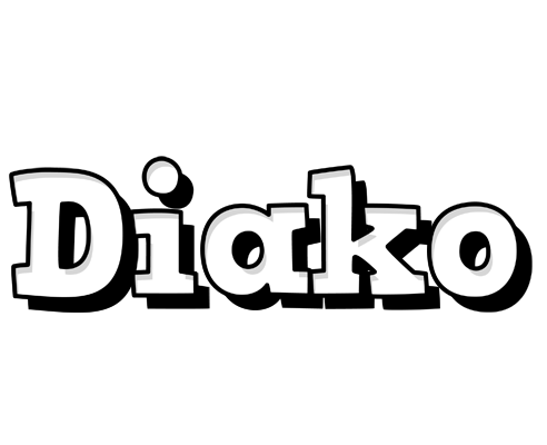 Diako snowing logo