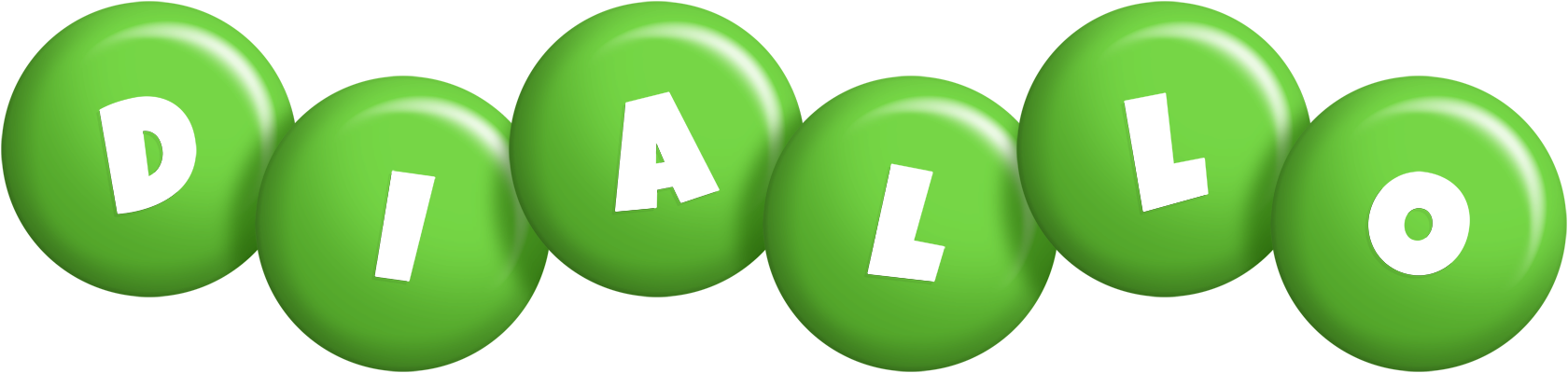 Diallo candy-green logo