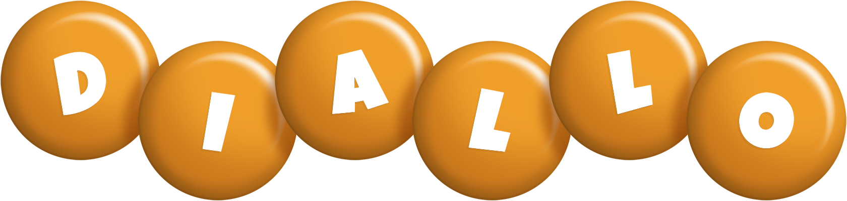 Diallo candy-orange logo