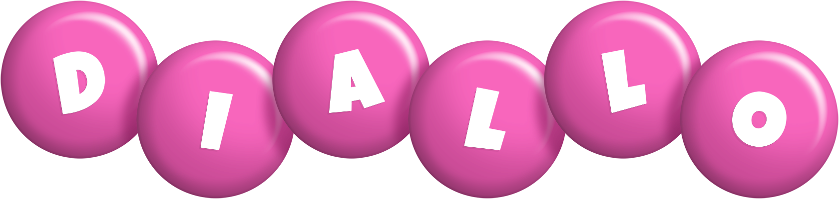 Diallo candy-pink logo