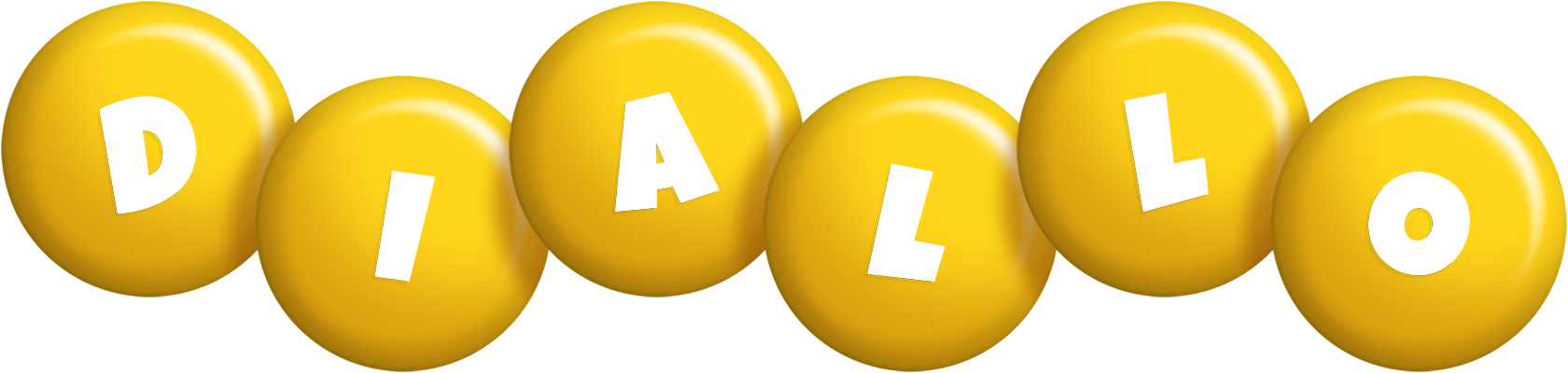 Diallo candy-yellow logo