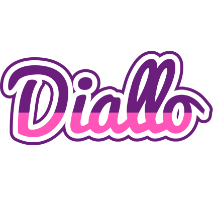 Diallo cheerful logo