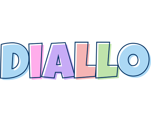 Diallo pastel logo