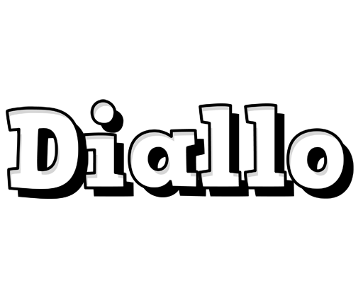 Diallo snowing logo