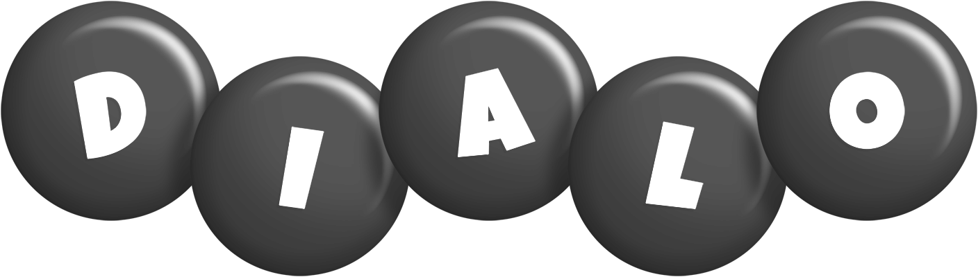 Dialo candy-black logo