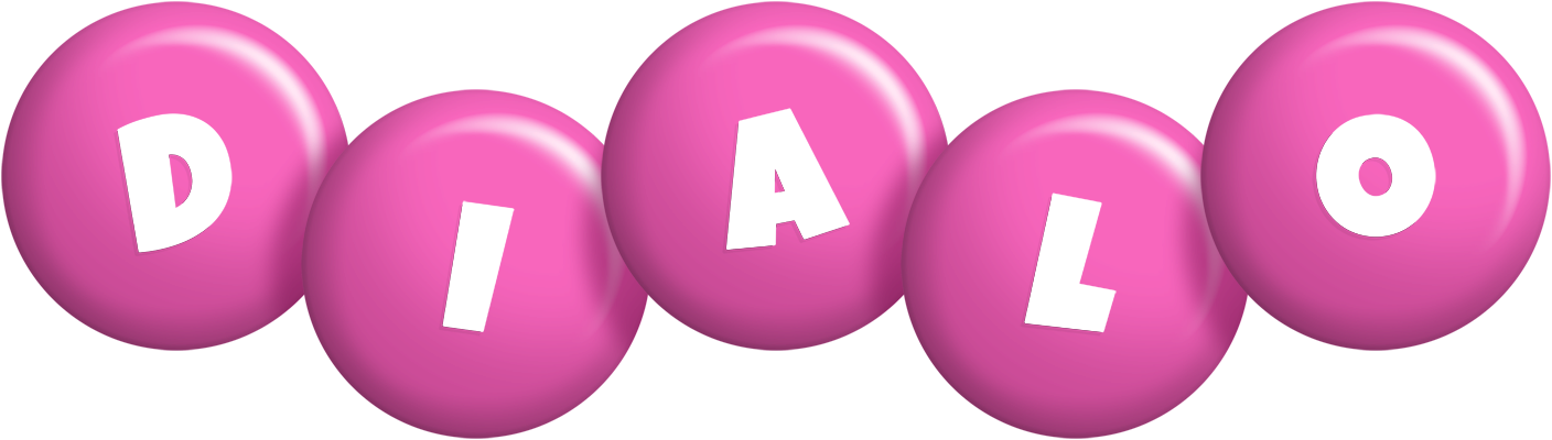 Dialo candy-pink logo