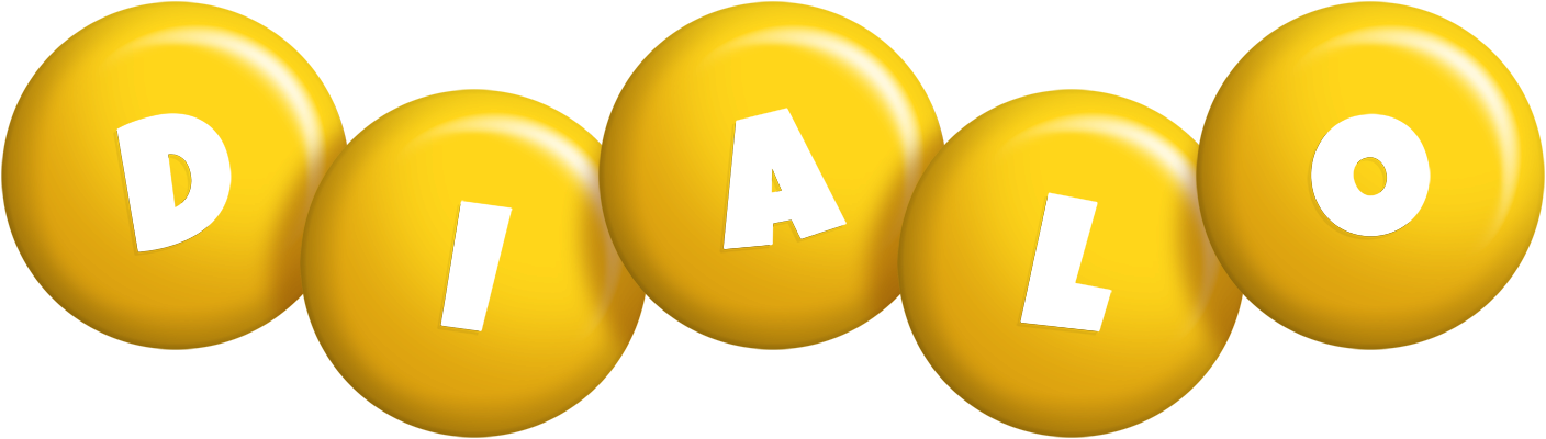 Dialo candy-yellow logo