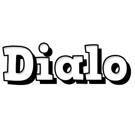 Dialo snowing logo