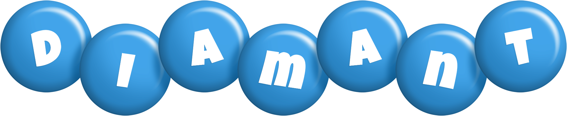 Diamant candy-blue logo