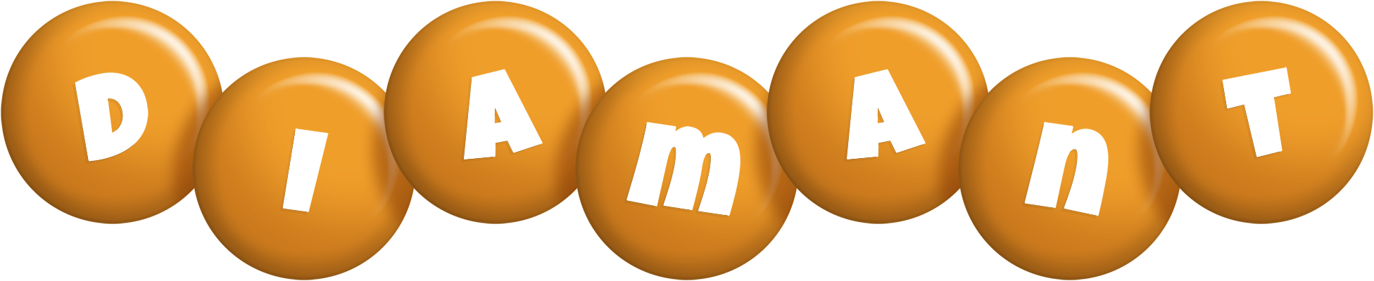 Diamant candy-orange logo