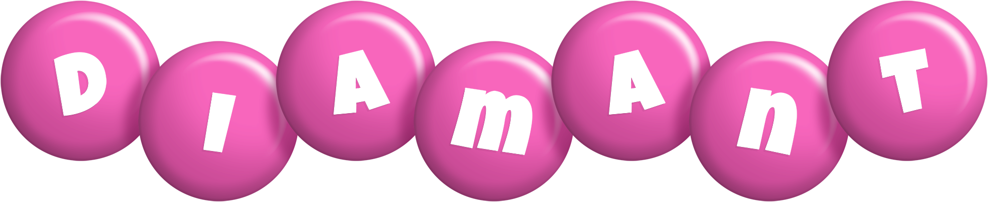 Diamant candy-pink logo
