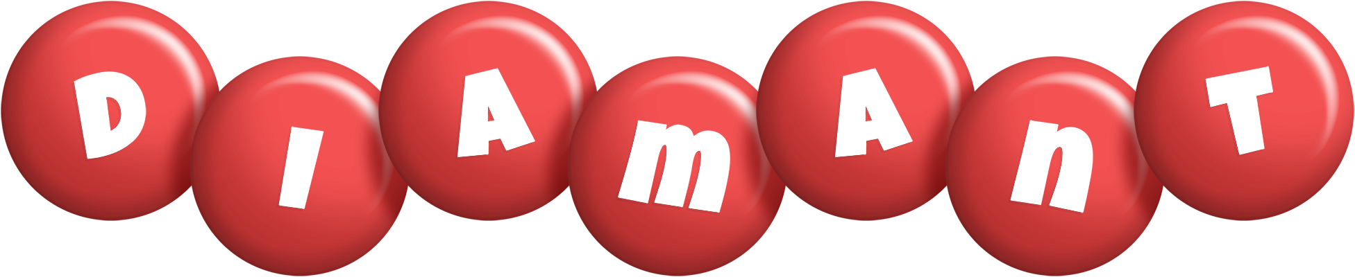 Diamant candy-red logo