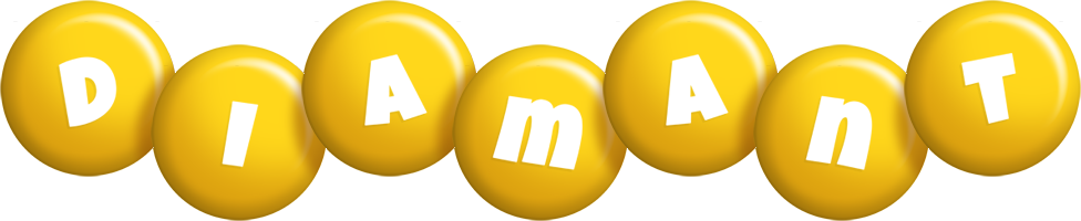 Diamant candy-yellow logo