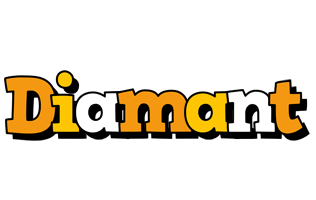 Diamant cartoon logo