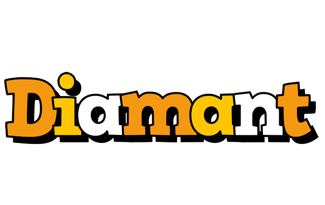 Diamant cartoon logo