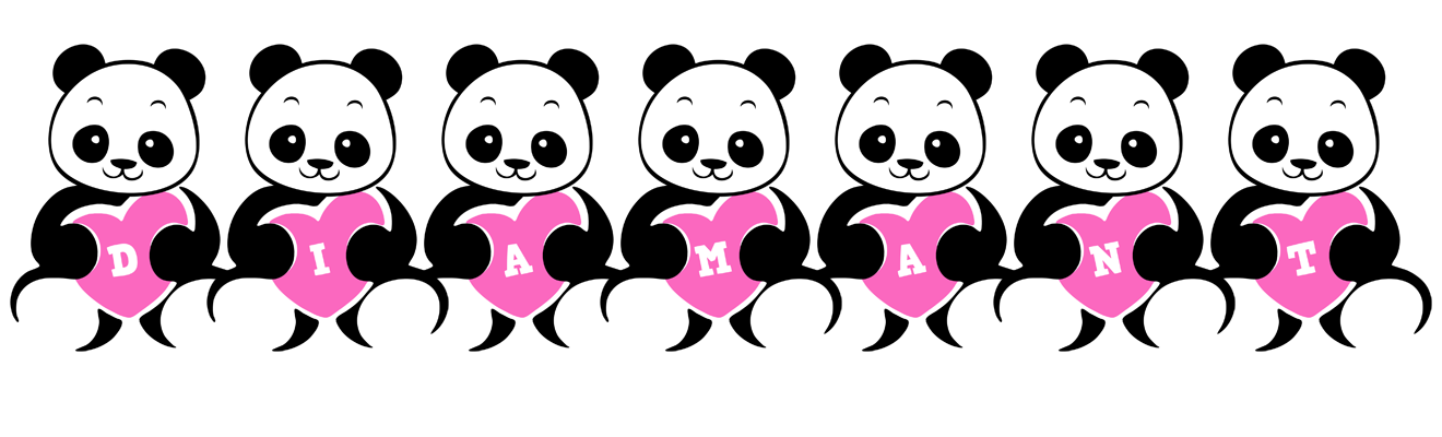 Diamant love-panda logo