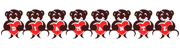 Diamante bear logo