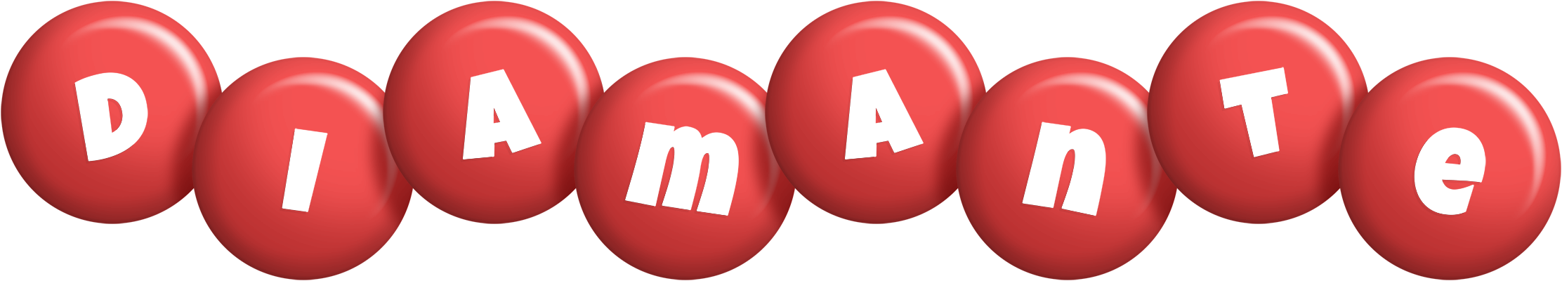 Diamante candy-red logo