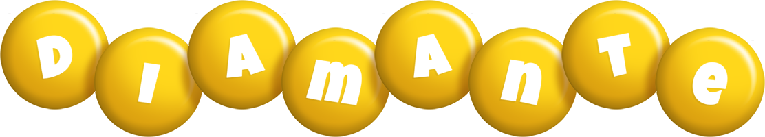 Diamante candy-yellow logo