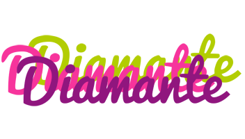 Diamante flowers logo