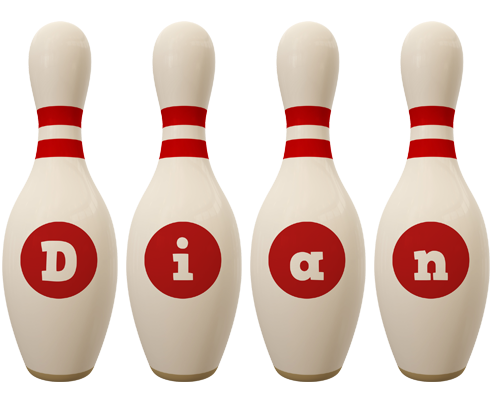 Dian bowling-pin logo