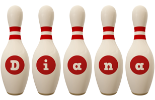 Diana bowling-pin logo