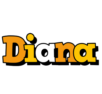 Diana cartoon logo