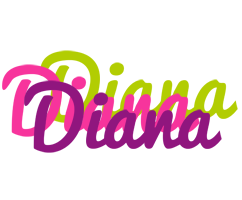 Diana flowers logo
