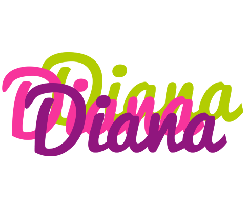 Diana flowers logo