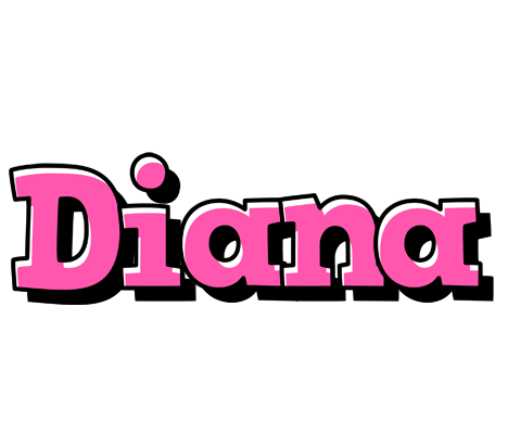 Diana girlish logo
