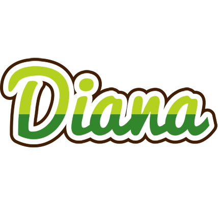 Diana golfing logo