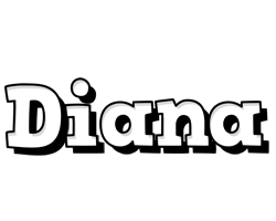 Diana snowing logo