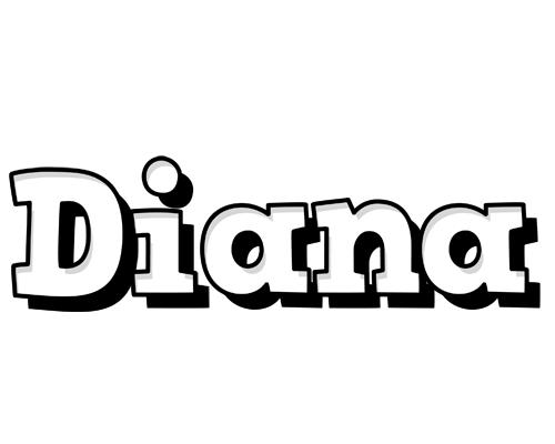 Diana snowing logo