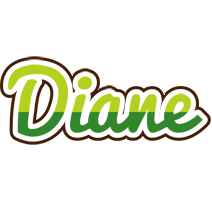 Diane golfing logo