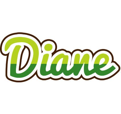 Diane golfing logo