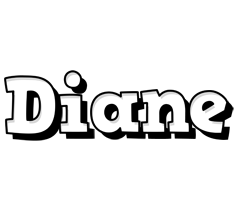 Diane snowing logo