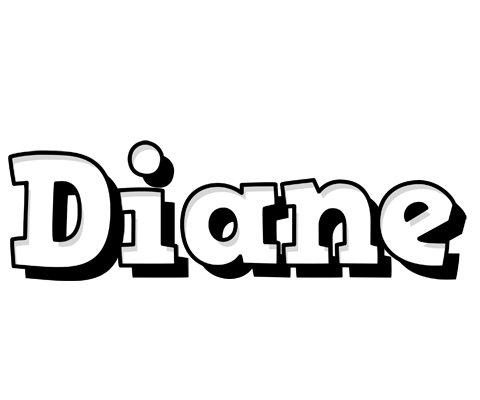Diane snowing logo