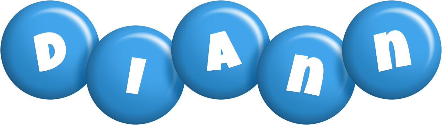 Diann candy-blue logo