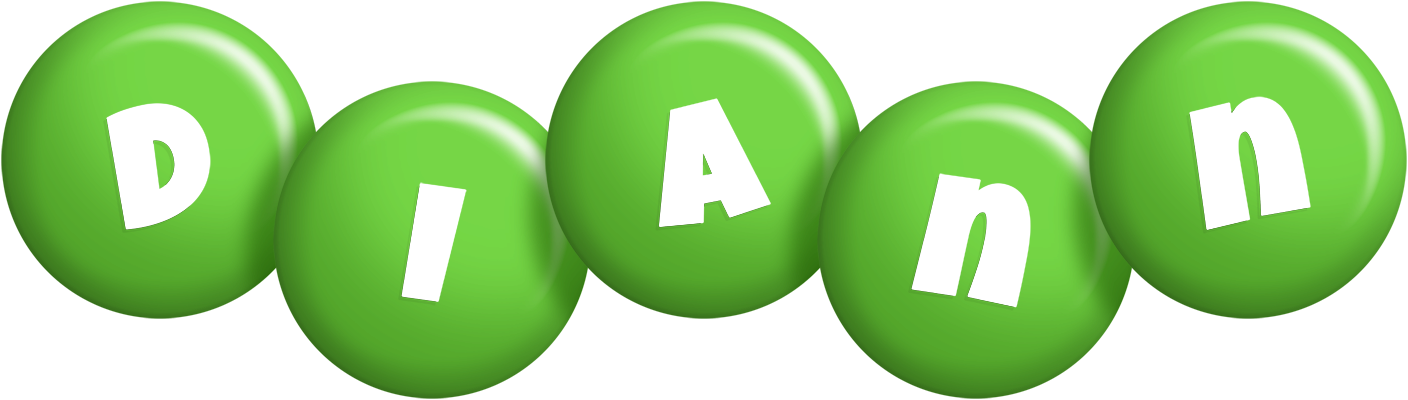 Diann candy-green logo