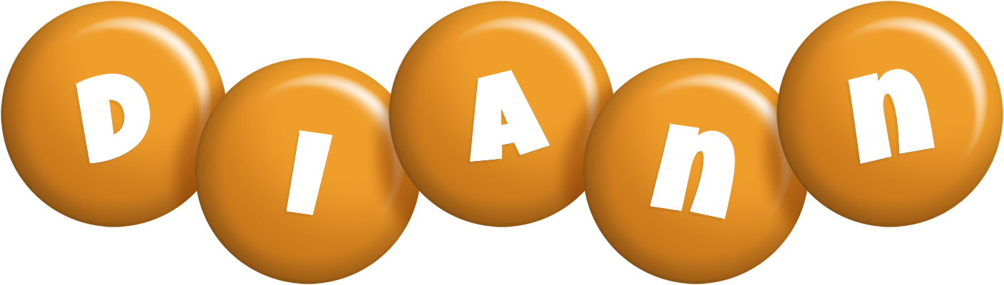 Diann candy-orange logo