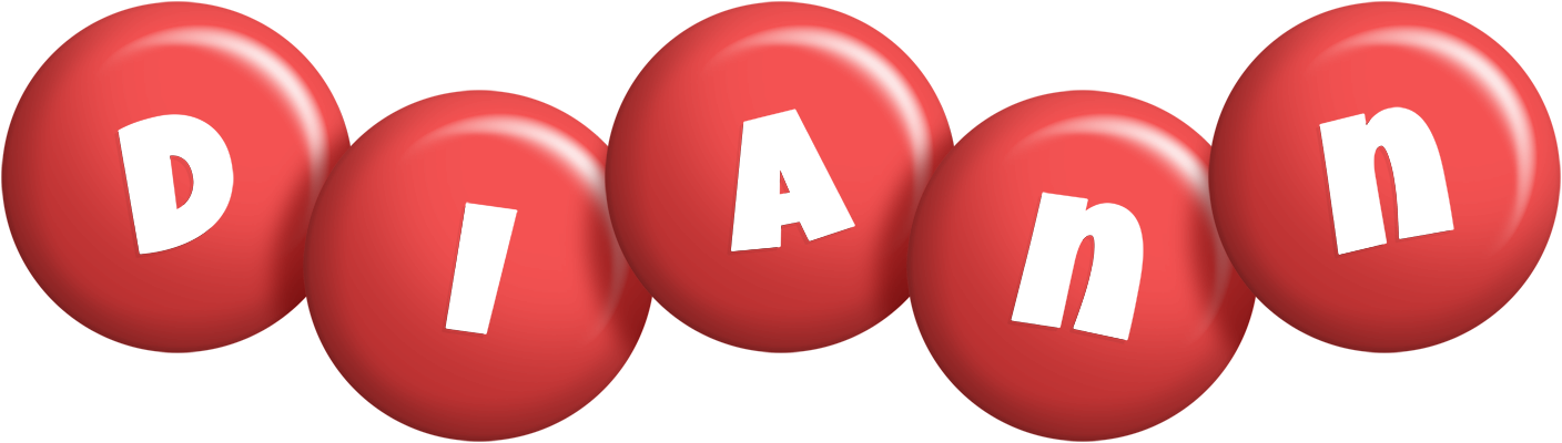 Diann candy-red logo