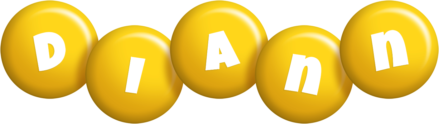 Diann candy-yellow logo