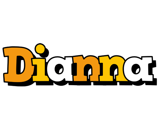 Dianna cartoon logo
