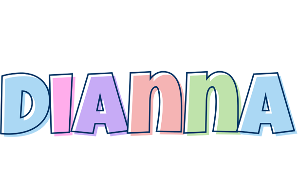 Dianna pastel logo