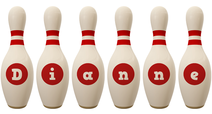 Dianne bowling-pin logo