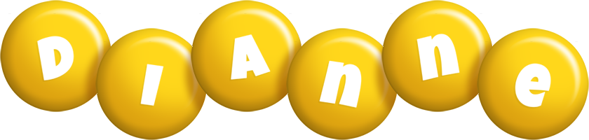 Dianne candy-yellow logo